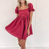 Juliette Dress - Burgundy