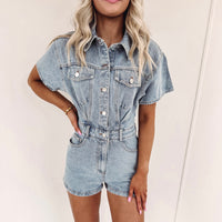 Kendall Denim Romper