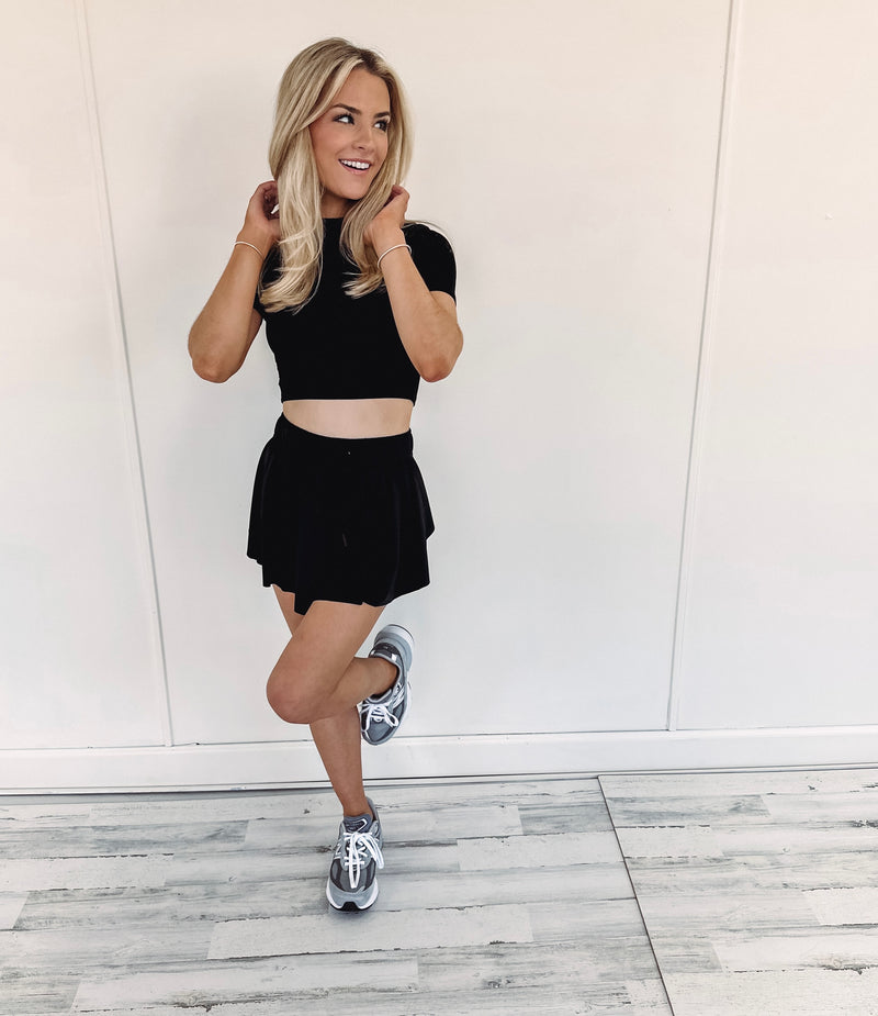 Briley Active Skirt - Black