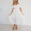 Tanner Midi Dress - White