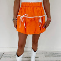 Orange Bow Skirt