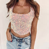 Cleo Sequin Top