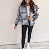 Metallic Puffer Jacket