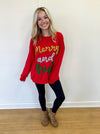 Merry & Bright Pullover - Red