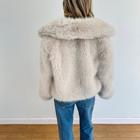 Mina Fur Jacket - Cream