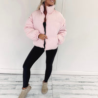 Savannah Puffer Jacket - Pink