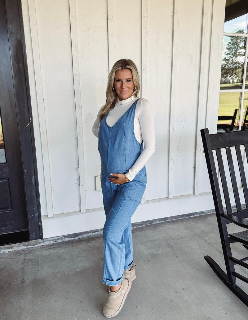 Penelope Denim Onesie