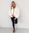 Savannah Puffer Jacket - Cream