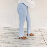 Megan High Rise Jeans - Ice Blue