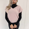 Mary Sweater Vest - Pink