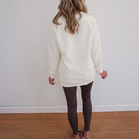 Natalie Fleece Pullover - Ivory