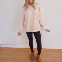 Tinsley Oversized Pullover - Pink