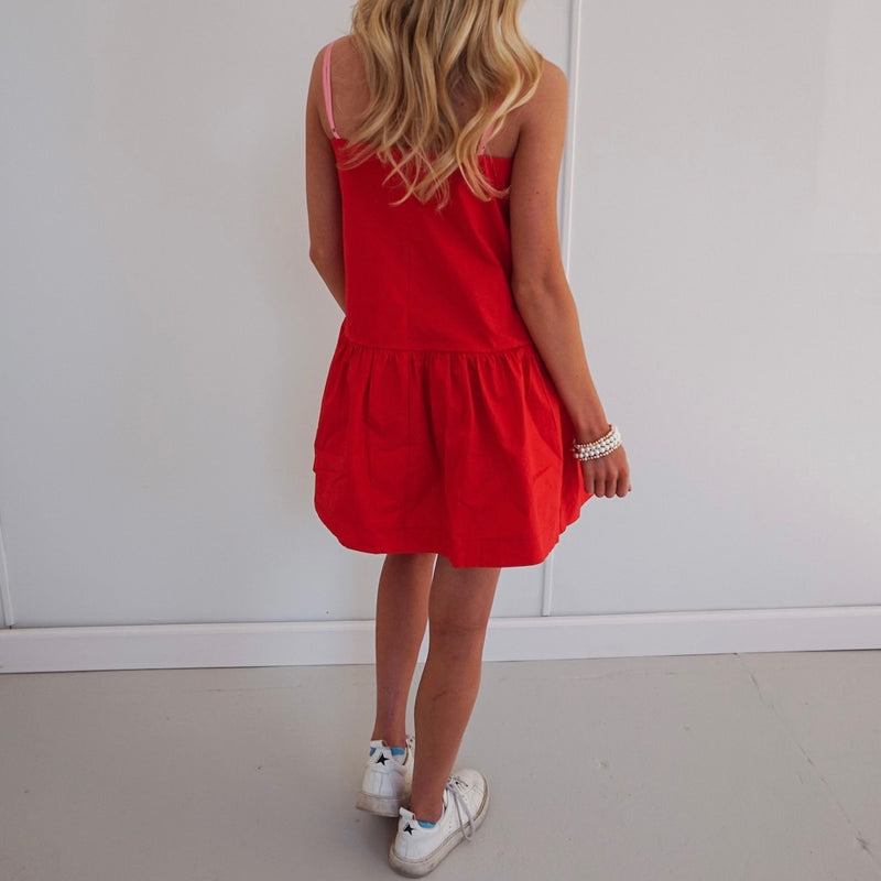 Lovers Mini Dress - Red/Pink