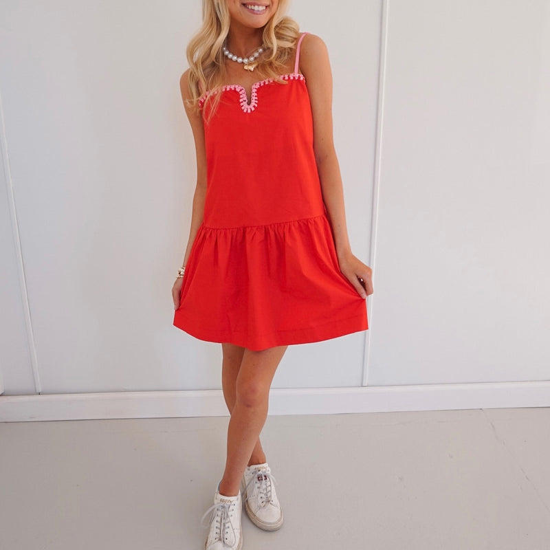 Lovers Mini Dress - Red/Pink