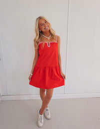 Lovers Mini Dress - Red/Pink