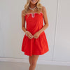 Lovers Mini Dress - Red/Pink