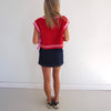 Cupid Sweater Vest - Red/Pink