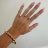 Gold Twist Cuff Bracelet