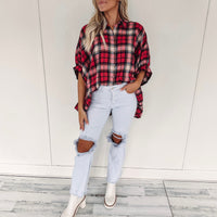 Sarah Flannel Top