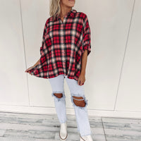 Sarah Flannel Top