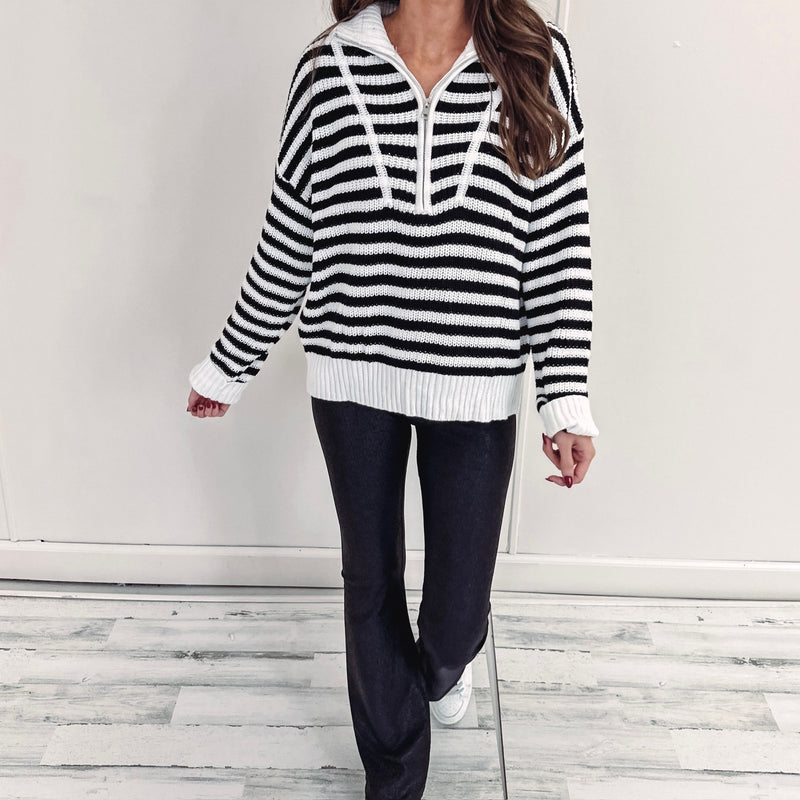 Melody Half Zip Sweater