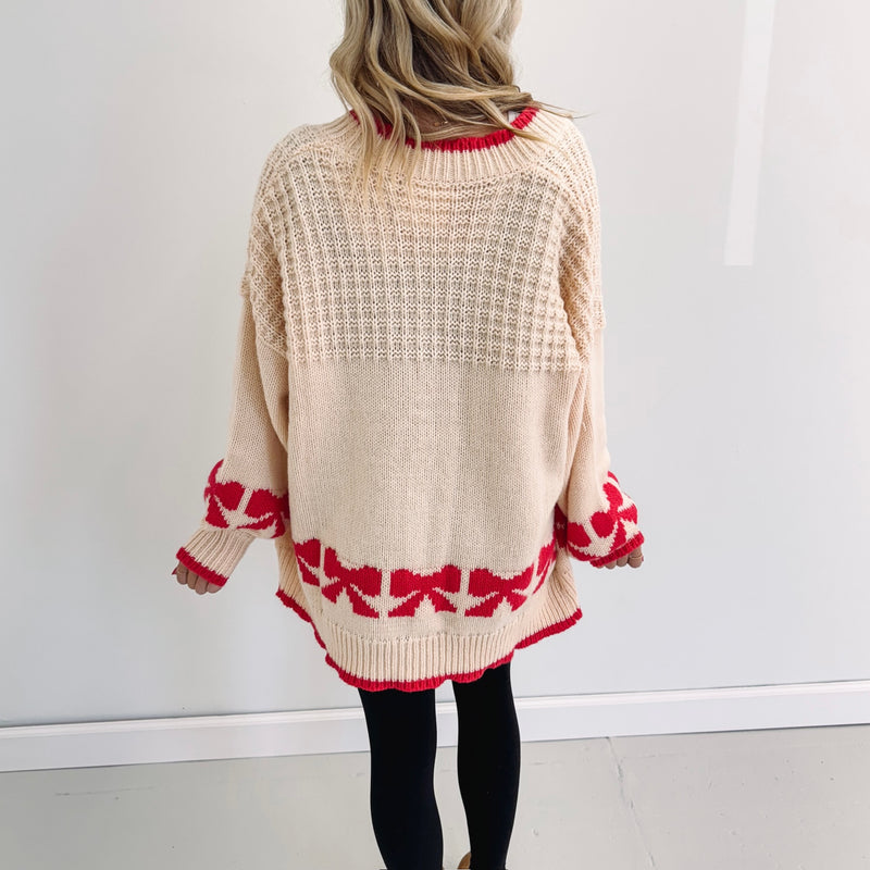 Bow Cardigan