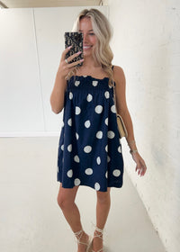 Poppy Polka Dot Dress