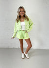 Lime Denim Jacket