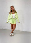 Lime Denim Jacket