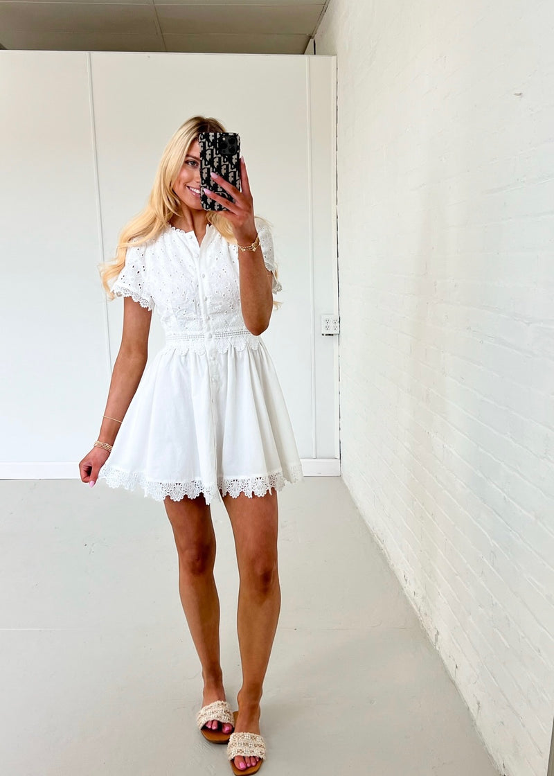 Emmaline Dress - White