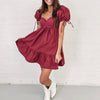 Ingrid Dress - Burgundy