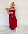 Peyton Dress - Crimson