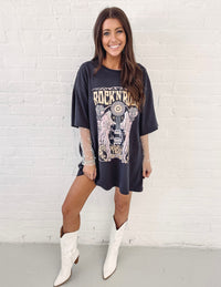 Rock N' Roll Oversized Tee