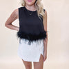 Victoria Feather Top