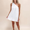 Off Shoulder Bubble Dress - White