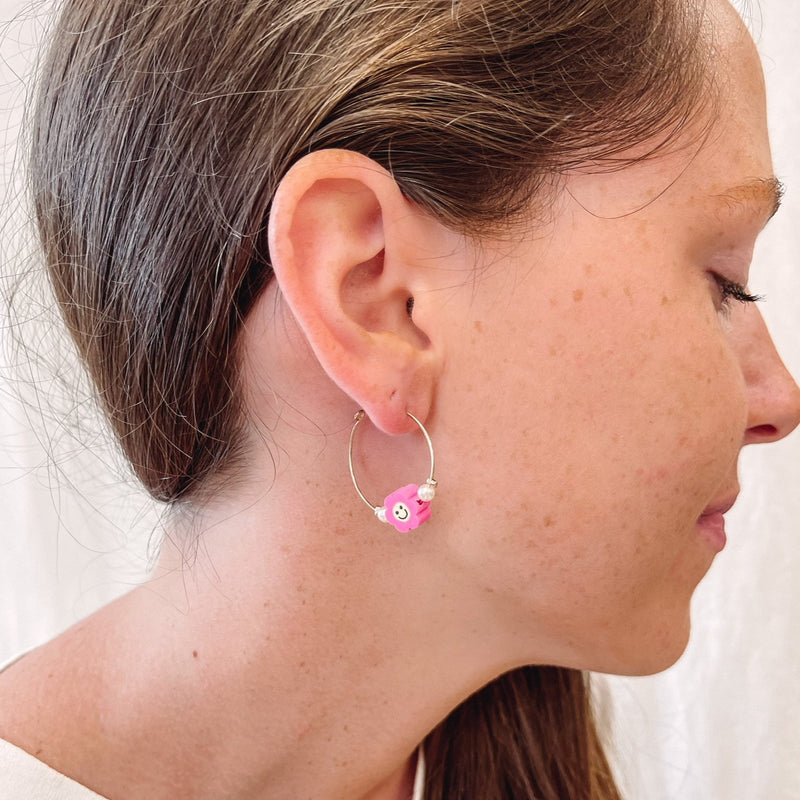 Smiley Daisy Earrings