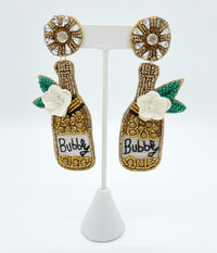 Bubbly Gold Earrings