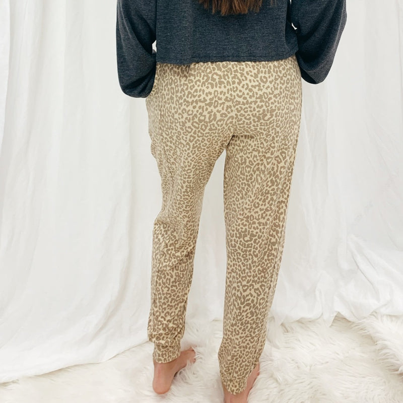 Lucy Leopard Joggers