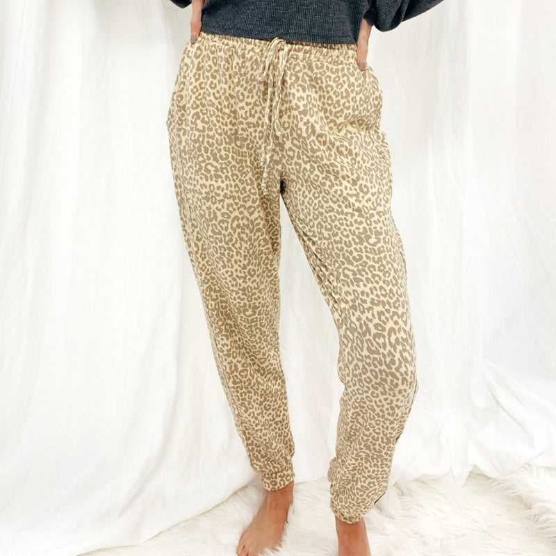 Lucy Leopard Joggers