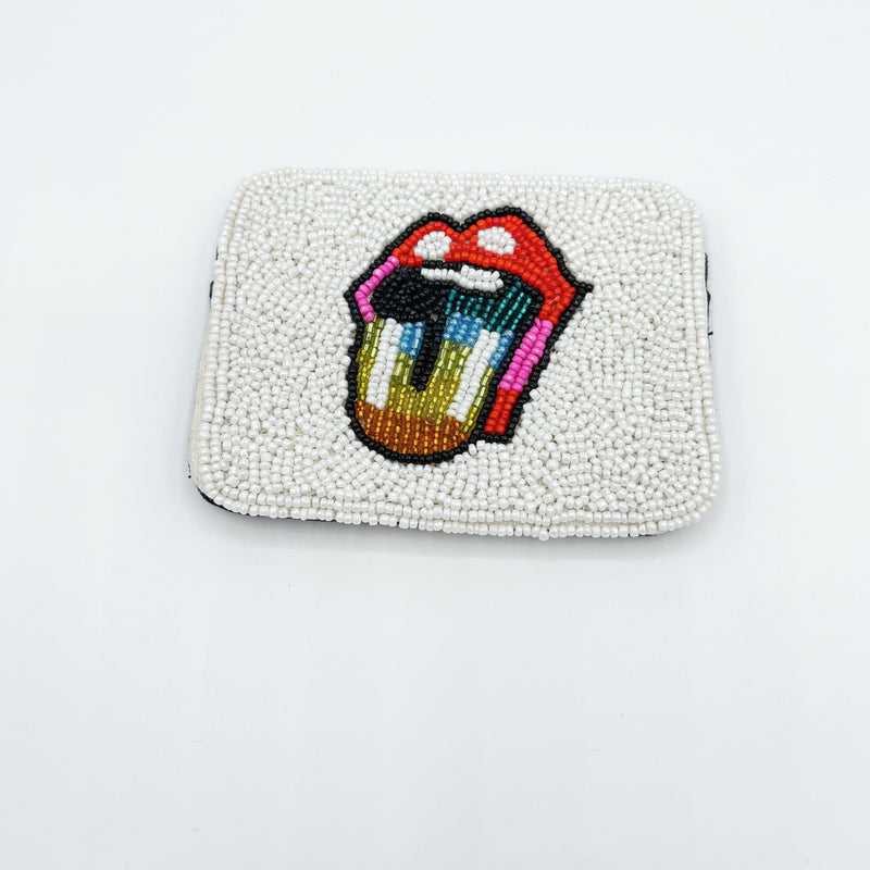 Multi Colored Lip Cardholder