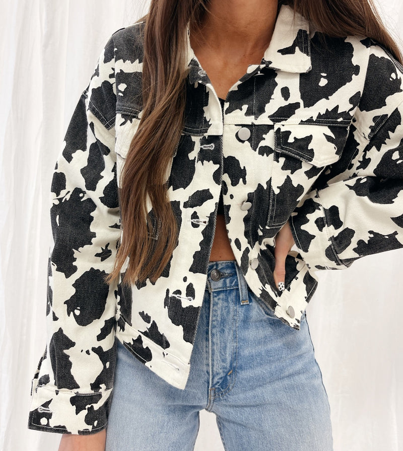 Cowprint Jacket