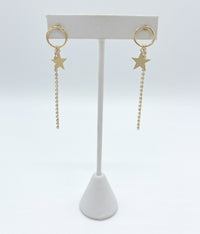 Star Drop Earrings