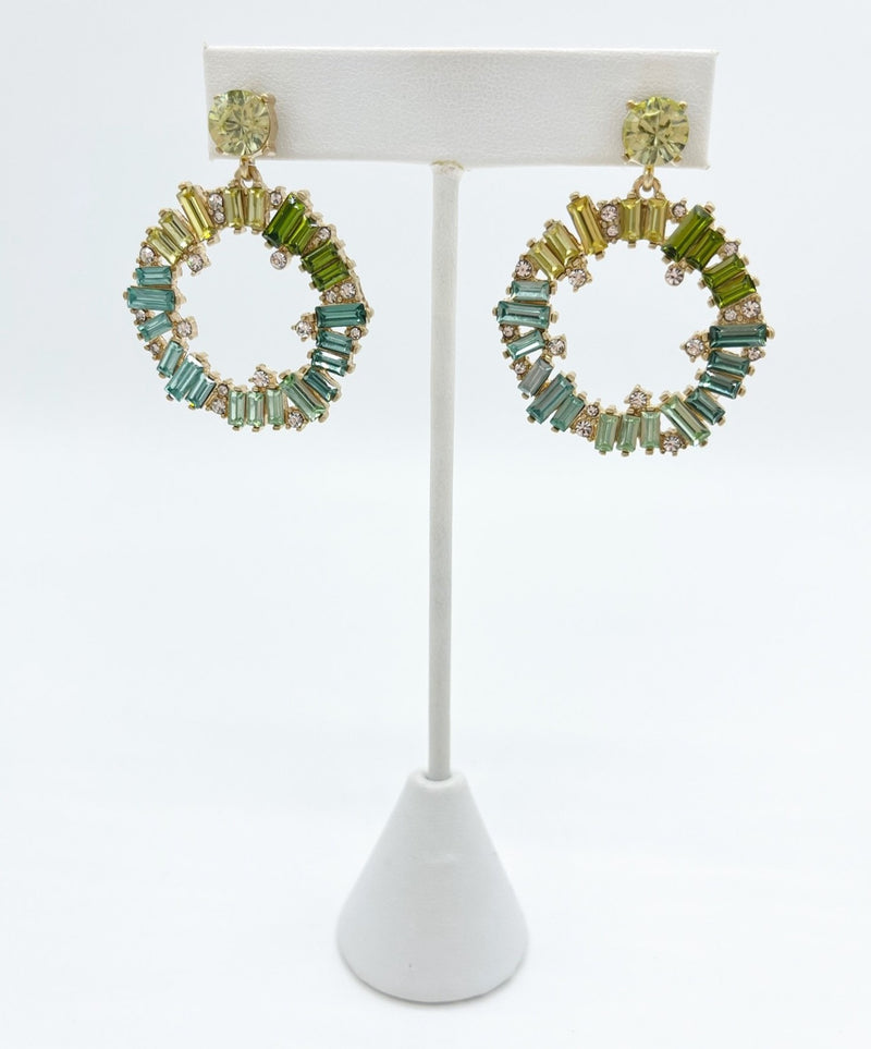 The Cindy Crystal Earrings