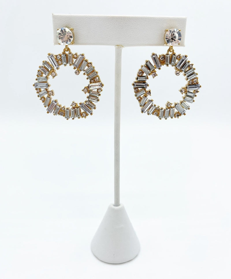 The Cindy Crystal Earrings