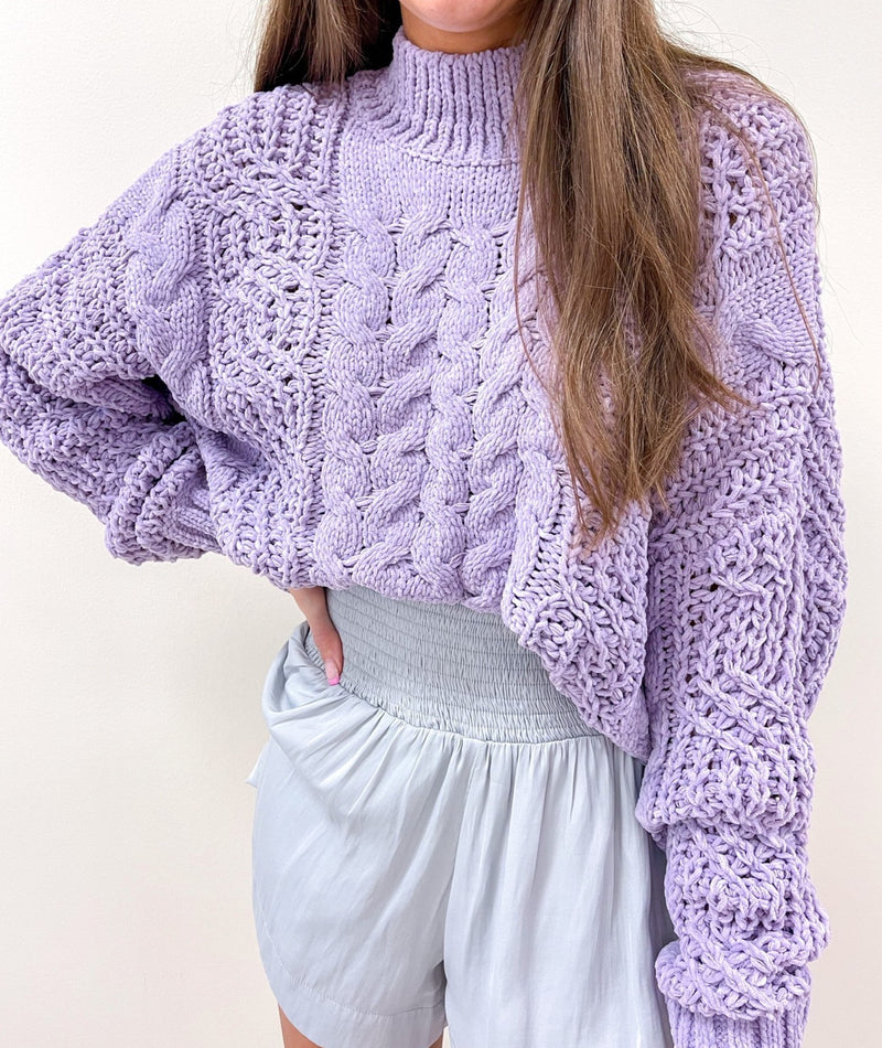 Corey Lavender Sweater