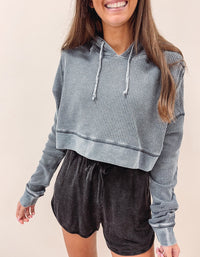 Joanna Cropped Hoodie