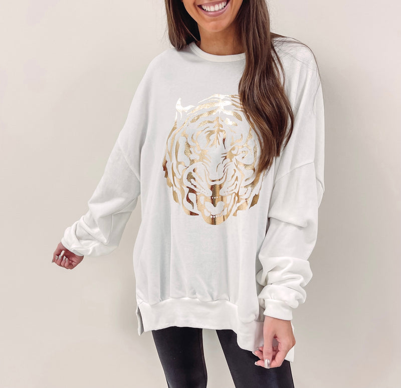 Gold Lion Pullover