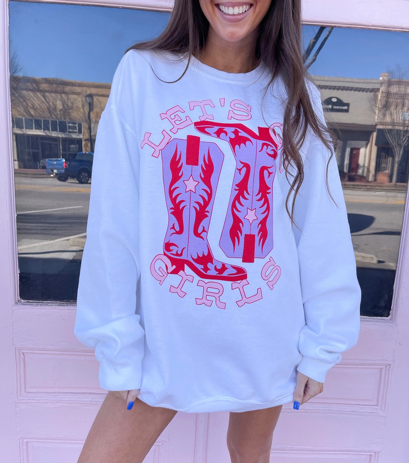 Let's Go Girls Pullover