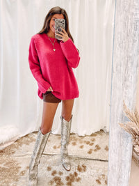 Harper Hot Pink Sweater