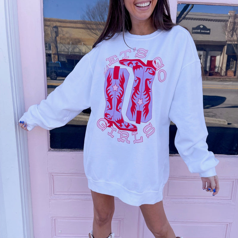 Let's Go Girls Pullover